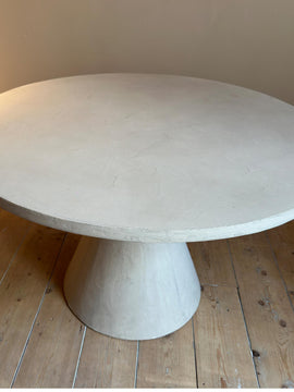 Eettafel rond betonlook 120